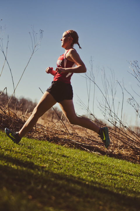 Senior Pictures Madison WI Runner Track