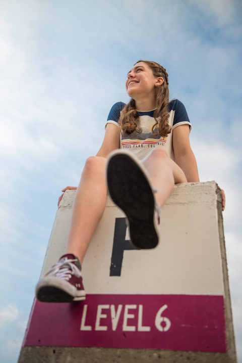 Free-Spirited Senior Girl Photos Madison Wisconsin;Free-Spirited Senior Girl Madison Wisconsin;free-spirited;senior;girl;madison;wisconsin;bohemian;hippie;seniorpicturesgirl;downtownmadison;parkinggarage;level6