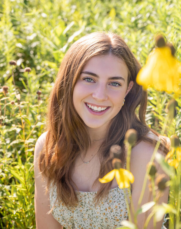 dane county senior pics daisy field