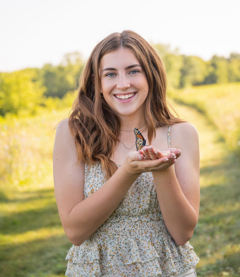 Madison WI senior-photographers butterfly